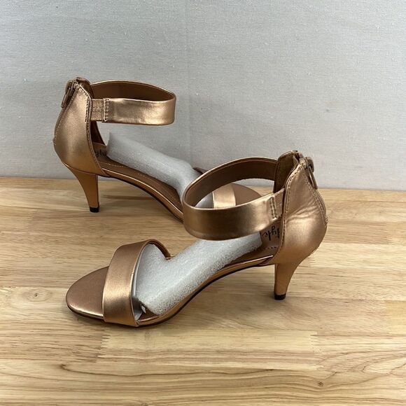 Style & Co Paycee Two-Piece Dress Sandals- Rose Gold Shine- Various Sizes - Picture 4 of 7
